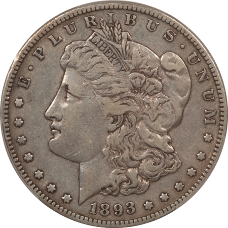 Morgan Dollars 1893-S $1 MORGAN DOLLAR – PCGS VF-30, KEY-DATE!