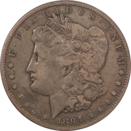 Morgan Dollars 1894 $1 MORGAN DOLLAR – PCGS VF-20, NICE, ORIGINAL, LOW MINTAGE!