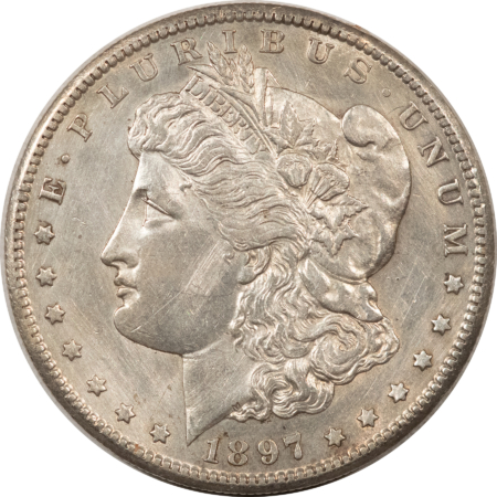 Morgan Dollars 1897-S $1 MORGAN DOLLAR – UNCIRCULATED BUT HARSHLY CLEANED!