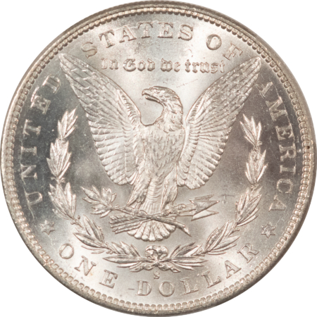 Morgan Dollars 1897-S $1 MORGAN DOLLAR – PCGS MS-63 BLAST WHITE