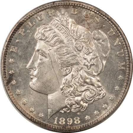 Morgan Dollars 1898 $1 MORGAN DOLLAR – UNCIRCULATED DEEPLY PROOFLIKE BUT OBVERSE SCRATCH!