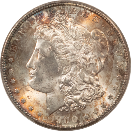 Morgan Dollars 1900-S $1 MORGAN DOLLAR – PCGS MS-63, LUSTROUS & PRETTY!