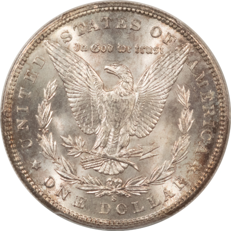 Morgan Dollars 1900-S $1 MORGAN DOLLAR – PCGS MS-63, LUSTROUS & PRETTY!