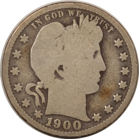 New Store Items 1900-S BARBER QUARTER – PLEASING CIRCULATED EXAMPLE!