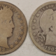 Barber Quarters 1903 1904 BARBER QUARTERS, LOT/2 – PLEASING CIRC EXAMPLES, 1903 FULL LIBERTY!