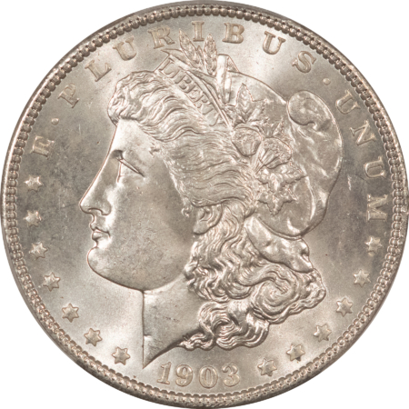 Morgan Dollars 1903 $1 MORGAN DOLLAR – PCGS MS-65 FRESH WHITE GEM!