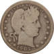 Barber Quarters 1908-D BARBER QUARTER – PLEASING CIRCULATED EXAMPLE!