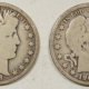 Barber Halves 1907 1907-D 1907-S BARBER HALF DOLLARS LOT/3 – CIRCULATED