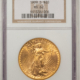 $20 1927 $20 ST GAUDENS GOLD DOUBLE EAGLE – NGC MS-65, FLASHY, GEM BU!