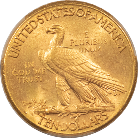 $10 1910-D $10 INDIAN GOLD EAGLE – PCGS MS-63