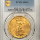 $20 1916-S $20 ST GAUDENS GOLD DOUBLE EAGLE – PCGS MS-64, LOOKS 65! PREMIUM QUALITY!