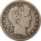 Barber Halves 1912-S BARBER HALF DOLLAR – PLEASING CIRCULATED EXAMPLE!