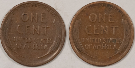 Lincoln Cents (Wheat) 1914-S 1915-S LINCOLN CENTS, LOT OF 2 – CIRCULATED!