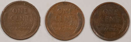 Lincoln Cents (Wheat) 1915-D 1926-D 1931-D LINCOLN CENTS, LOT OF 3 – PLEASING CIRCULATED EXAMPLES!