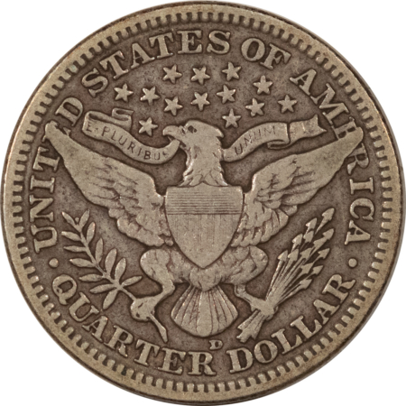 Barber Quarters 1915-D BARBER QUARTER – HIGH GRADE CIRCULATED EXAMPLE!