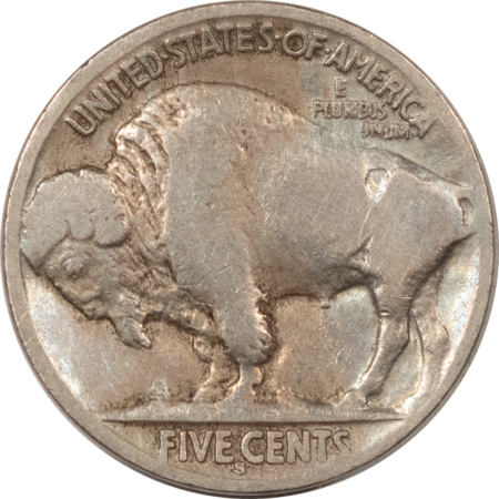 Buffalo Nickels 1915-S BUFFALO NICKEL – FINE+ DETAILS CLEANED!