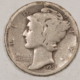 Mercury Dimes 1921-D MERCURY DIME – KEY-DATE!