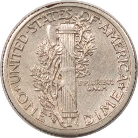 Mercury Dimes 1916-S MERCURY DIME – UNCIRCULATED BUT CLEANED!