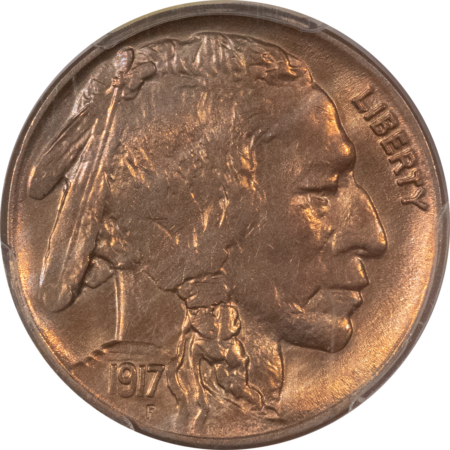 Buffalo Nickels 1917 BUFFALO NICKEL – PCGS MS-63, CHOICE & ATTRACTIVE!