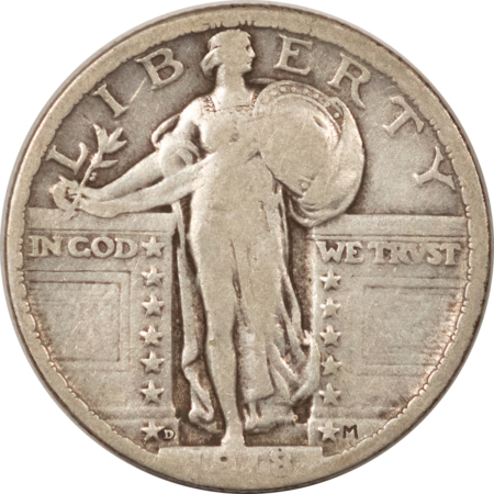 New Store Items 1918-D STANDING LIBERTY QUARTER – PLEASING CIRCULATED EXAMPLE!