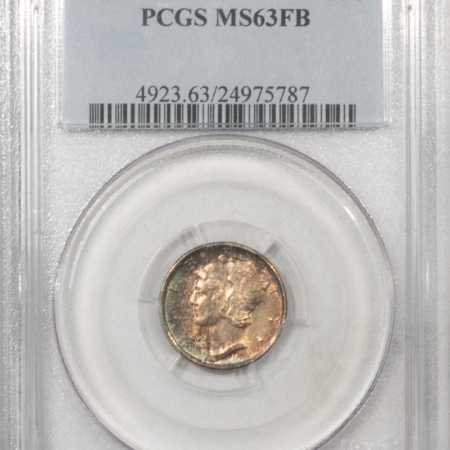 Mercury Dimes 1919 MERCURY DIME – PCGS MS-63 FB, ORIGINAL!