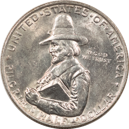 New Store Items 1920 PILGRIM COMMEMORATIVE HALF DOLLAR – UNCIRCULATED