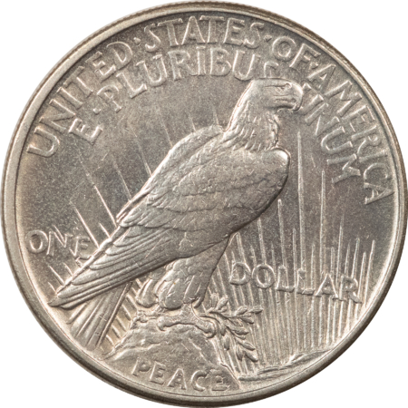 New Store Items 1921 $1 PEACE DOLLAR – WHITE, HIGH GRADE EXAMPLE! KEY-DATE!