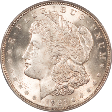 Morgan Dollars 1921 $1 MORGAN DOLLAR – ICG MS-64