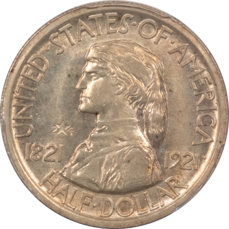 New Certified Coins 1921 MISSOURI 2X4 COMMEMORATIVE HALF DOLLAR – PCGS MS-64, FRESH, PQ! LOOKS GEM!