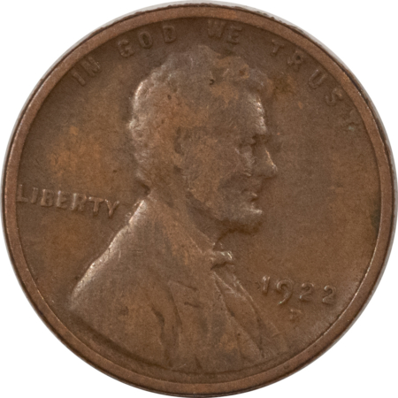 Lincoln Cents (Wheat) 1922-D LINCOLN CENT – PLEASING CIRCULATED EXAMPLE!