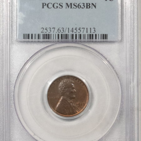 Lincoln Cents (Wheat) 1922-D LINCOLN CENT – PCGS MS-63 BN, SMOOTH AND CHOICE!