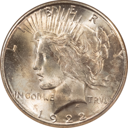 New Certified Coins 1922-S $1 PEACE DOLLAR – NGC MS-63, CHOICE & PRETTY!