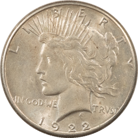 New Store Items 1922-S $1 PEACE DOLLAR – NICE HIGH GRADE, NEARLY UNCIRCULATED, LOOKS CHOICE!