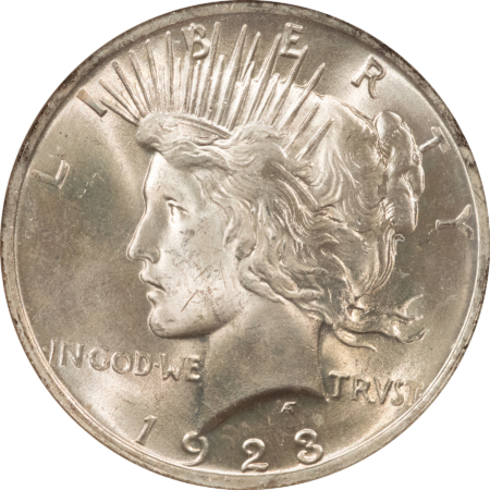 New Certified Coins 1923 $1 PEACE DOLLAR – NGC MS-64, PREMIUM QUALITY! GEM LOOK!