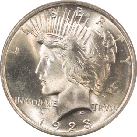 New Certified Coins 1923 $1 PEACE DOLLAR – PCGS MS-65, GEM FRESH WHITE & PREMIUM QUALITY!