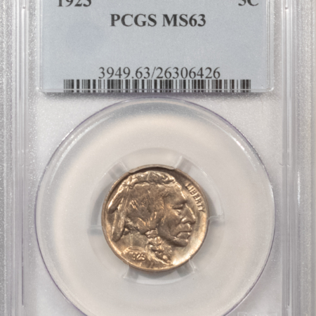 Buffalo Nickels 1923 BUFFALO NICKEL – PCGS MS-63, FLASHY & CHOICE+