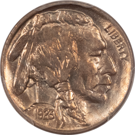 Buffalo Nickels 1923 BUFFALO NICKEL – PCGS MS-63, FLASHY & CHOICE+