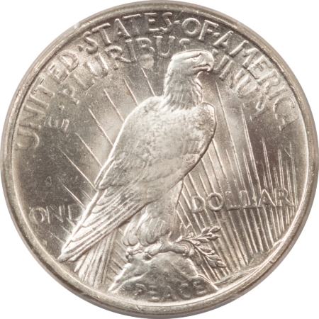 New Certified Coins 1925 $1 PEACE DOLLAR – PCGS MS-64+, BLAST WHITE & PREMIUM QUALITY+!