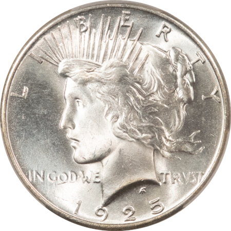 New Certified Coins 1925 $1 PEACE DOLLAR – PCGS MS-65, PREMIUM QUALITY!