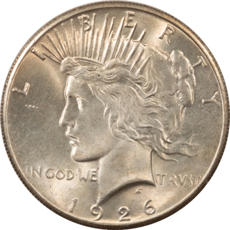 New Store Items 1926 $1 PEACE DOLLAR – HIGH GRADE, NEARLY UNCIRCULATED, LOOKS CHOICE!