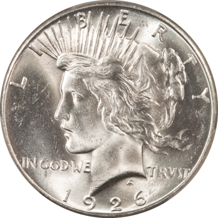 New Certified Coins 1926 $1 PEACE DOLLAR – PCGS MS-64, BLAST WHITE!