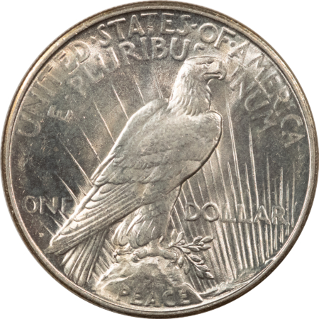 New Store Items 1926-D $1 PEACE DOLLAR – UNCIRCULATED, FLASHY BUT COUNTER MARK