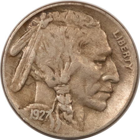 Buffalo Nickels 1927-S BUFFALO NICKEL – HIGH GRADE CIRCULATED EXAMPLE!