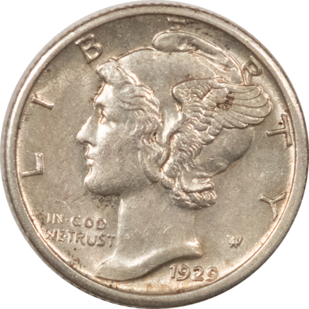 Mercury Dimes 1929-S MERCURY DIME – HIGH GRADE NEARLY UNCIRCULATED LOOKS CHOICE!