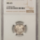 Lincoln Cents (Wheat) 1943-D LINCOLN CENT – NGC MS-67, FATTIE HOLDER, SUPERB STEEL CENT!