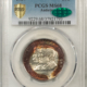 New Certified Coins 1936 ALBANY COMMEMORATIVE HALF DOLLAR PCGS MS-66, IRRIDESCENT PASTELS 67 LUSTER!