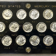 Buffalo Nickels 1913-38D 62 COIN BUFFALO NICKEL NEARLY FULL SET, DANSCO HOLDER PROBLEM FREE CIRC