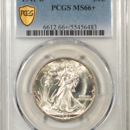 New Store Items 1941-D WALKING LIBERTY HALF DOLLAR – PCGS MS-66+, BLAZER!