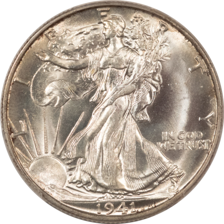 New Certified Coins 1941-D WALKING LIBERTY HALF DOLLAR – PCGS MS-66+, BLAZER!