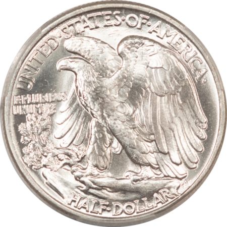 New Certified Coins 1945 WALKING LIBERTY HALF DOLLAR – PCGS MS-65